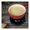 Voir la slide Caquelon à Fondue Savoyarde en Fonte Emaillée Rouge 24 cm 3,2 L 