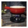 Voir la slide Caquelon à Fondue Savoyarde en Fonte Emaillée Rouge 24 cm 3,2 L 