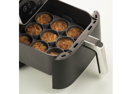 Silfry Egg Siliconen Mal voor 9 Mini Muffins voor Airfryer 21x21 cm