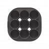 Zie dia Silfry Egg Siliconen Mal voor 9 Mini Muffins voor Airfryer 21x21 cm
