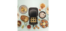 Silfry Egg Moule en Silcone 9 Cavités Mini Muffins pour Airfryer 21x21