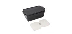 Appolia Terrine Foie Gras Céramique avec Presse Gris Ardoise 20 cm 65