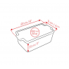 Zie dia Appolia Rechthoekige Keramische Ovenschaal /Taartvorm 31 cm Mat salieg