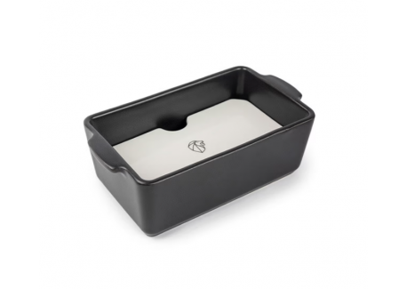Appolia Terrine Foie Gras Céramique avec Presse Gris Ardoise 20 cm 65