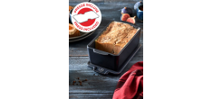 Appolia Terrine Foie Gras Céramique avec Presse Gris Ardoise 20 cm 65