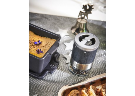 Appolia Terrine Foie Gras Céramique avec Presse Gris Ardoise 20 cm 65