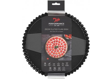 Moule à Tarte Acier Anti-adhésif sans PFAS Fond Amovible Ø25x3.5cm 