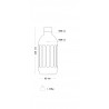 Zie dia Fles RVS 0,8L voor Carbonator Pro Bruiswatermaker