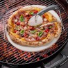 Zie dia Darioso 3-dlg Pizzaset Ronde Pizzasteen 33 cm met Handgrepen en Pizzas