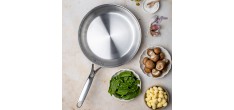 Castel'pro 5 Ultraply Poêle à Frire en Inox Brillant 20 cm 