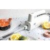 Voir la slide Couteau Electrique Pain et Viande 2 Lames Dentelées en Inox Blanc EK50