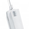 Zie dia Elektrisch Brood en Vleesmes met 2 Gekartelde RVS Messen Wit EK501