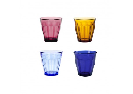 Picardie Waterglas 25 cl Diverse Kleuren (4 stuks)