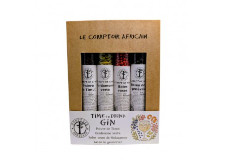 Doos Kraft Gin Peper Kardemom Roze Peperkorrels en Jeneverbessen