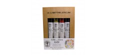 Coffret Kraft Épices Gin Poivre Cardamome Baies Roses et Baies Génévri