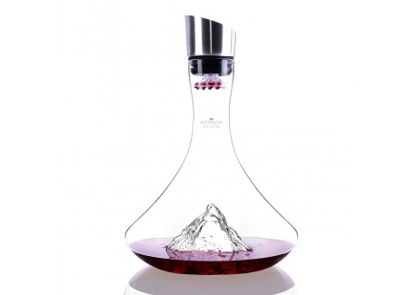 Topographic Wijnkaraf Borosilicaatglas Berg- Mont Matterhorn
