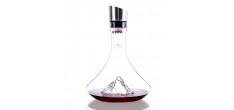 Topographic Mont Matterhorn Carafe Décanter Vin Montagne Verre Borosil