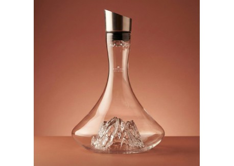 Topographic Monte Rosa Carafe à Décanter Vin Montagne Verre Borosilica