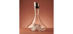 Topographic Wijnkaraf Borosilicaatglas Berg- Monte Rosa