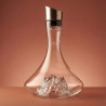 Zie dia Topographic Wijnkaraf Borosilicaatglas Berg- Monte Rosa