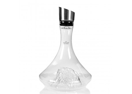 Topographic Zugspitze Carafe à Décanter Vin Montagne Verre Borosilicat