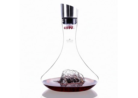 Topographic Wijnkaraf Borosilicaatglas Berg- Zugspitze