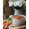 Voir la slide Moule à Soufflé Rond Céramique 23 cm Argile Blanc Cassé 