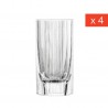 Voir la slide Fave Verre Longdrink  Strié 79 (4 pcs)