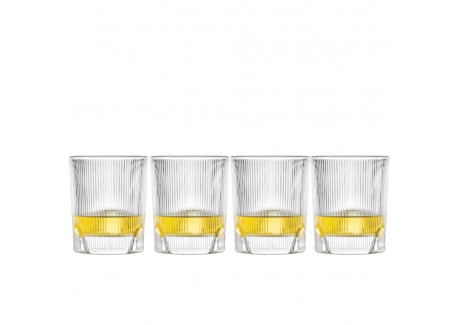 Fave Verre à Whisky Strié 60 (4 pcs)