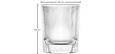 Fave Verre à Whisky Strié 60 (4 pcs)