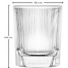 Voir la slide Fave Verre à Whisky Strié 60 (4 pcs)