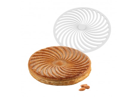 Siliconen Sjabloon voor Galette des Rois en Tart 27 cm 01