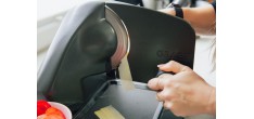 Master M95 Hangende en Kantelbare Elektrische Snijmachine met RVS Mes