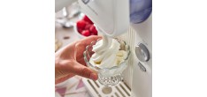 Frost Turbine à Glace Italienne Milkshake Sorbet Granité 1,8L Blanc Cr
