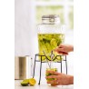 Voir la slide Diamond Distributeur en Verre pour Boissons Jus Cocktails Robinet Inox
