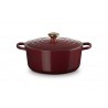 Voir la slide Cocotte Fonte Signature Ronde 6,7 L Rouge Rhône (28 cm) 