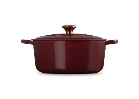 Cocotte Fonte Signature Ronde 6,7 L Rouge Rhône (28 cm) 