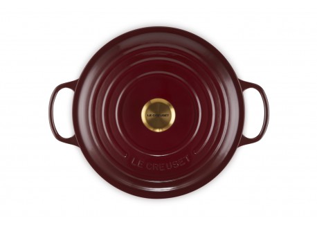 Cocotte Fonte Signature Ronde 6,7 L Rouge Rhône (28 cm) 