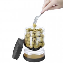 Bocal de Conservation en Verre avec Egouttoir et Couvercle 750 ml 15 c