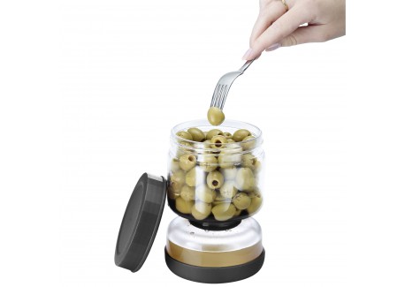 Glazen Pot met Deksel en Zeef 750 ml 15 cm