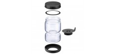 Glazen Pot met Deksel en Zeef 750 ml 15 cm
