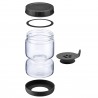 Zie dia Glazen Pot met Deksel en Zeef 750 ml 15 cm