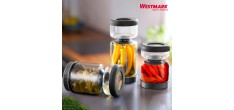 Bocal de Conservation en Verre avec Egouttoir et Couvercle 750 ml 15 c