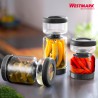 Zie dia Glazen Pot met Deksel en Zeef 750 ml 15 cm