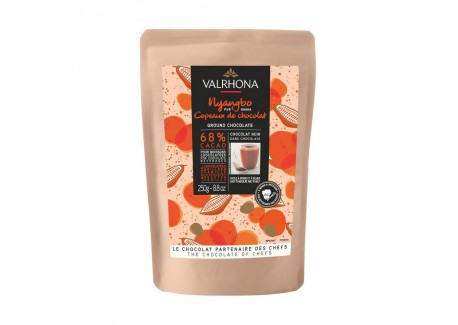 Nyangbo 68% Donkere Chocolade Schilfers 250 g