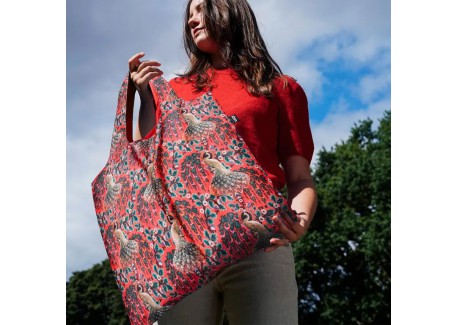 Opvouwbare Herbruikbare Tas Peacock Power
