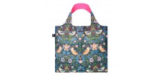 Opvouwbare Herbruikbare Tas Stawberry Thief Neon Pink