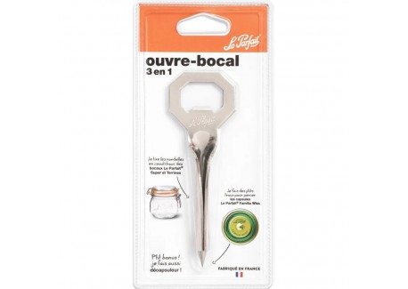 Super Tire-rondelles pour Bocaux et Décapsuleur 3-en-1 Inox 