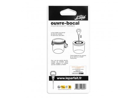 Super Tire-rondelles pour Bocaux et Décapsuleur 3-en-1 Inox 