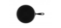 Crêpière Tradition Fonte Emaillée 27 cm + Râteau et Spatule Bois